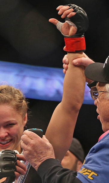 Is this Ronda Rousey's first real challenge?